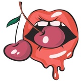 Hot Lips WhatsApp Sticker #8