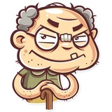 Grandpy WhatsApp Sticker #7