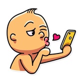 Hotsy Totsy Boy WhatsApp Sticker #2