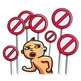 Hotsy Totsy Boy WhatsApp Sticker #24