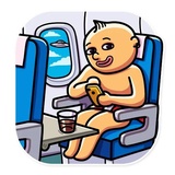 Hotsy Totsy Boy WhatsApp Sticker #25