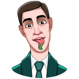 H.P. Lovecraft WhatsApp Sticker #13