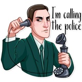 H.P. Lovecraft WhatsApp Sticker #14