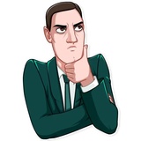 H.P. Lovecraft WhatsApp Sticker #17