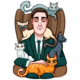 H.P. Lovecraft WhatsApp Sticker #20