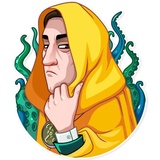 H.P. Lovecraft WhatsApp Sticker #21