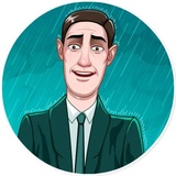 H.P. Lovecraft WhatsApp Sticker #23