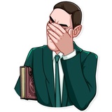 H.P. Lovecraft WhatsApp Sticker #27