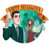H.P. Lovecraft WhatsApp Sticker #30