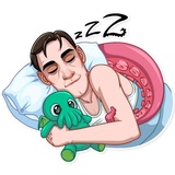 H.P. Lovecraft WhatsApp Sticker #7
