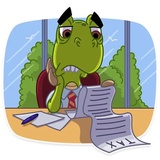 Mr. T Rex WhatsApp Sticker #17