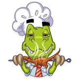 Mr. T Rex WhatsApp Sticker #18