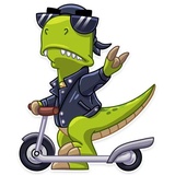Mr. T Rex WhatsApp Sticker #20