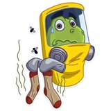 Mr. T Rex WhatsApp Sticker #24