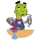 Mr. T Rex WhatsApp Sticker #25