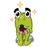 Mr. T Rex WhatsApp Sticker #3