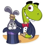 Mr. T Rex WhatsApp Sticker #30