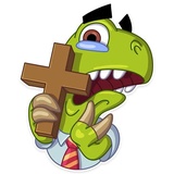 Mr. T Rex WhatsApp Sticker #4