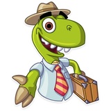 Mr. T Rex WhatsApp Sticker #5