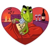 Mr. T Rex WhatsApp Sticker #8