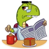 Mr. T Rex WhatsApp Sticker #9