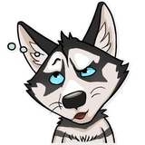 Husko WhatsApp Sticker #18