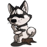 Husko WhatsApp Sticker #20