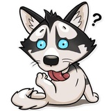 Husko WhatsApp Sticker #23