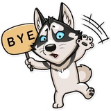 Husko WhatsApp Sticker #24