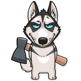 Husko WhatsApp Sticker #9