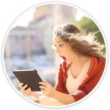 Hyper Face WhatsApp Sticker #10