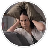 Hyper Face WhatsApp Sticker #17