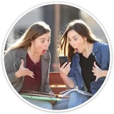 Hyper Face WhatsApp Sticker #9