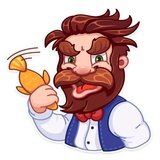 I am Beerman WhatsApp Sticker #23