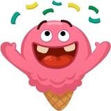 IceCream Emoji WhatsApp Sticker #11
