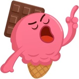 IceCream Emoji WhatsApp Sticker #17