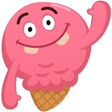 IceCream Emoji WhatsApp Sticker #2