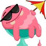 IceCream Emoji WhatsApp Sticker #24