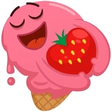 IceCream Emoji WhatsApp Sticker #7