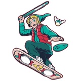 Back to Future Characters WhatsApp Sticker #16