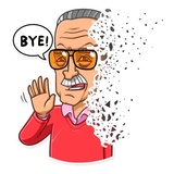 Stan Lee WhatsApp Sticker #11