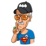 Stan Lee WhatsApp Sticker #12