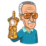 Stan Lee WhatsApp Sticker #13