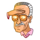 Stan Lee WhatsApp Sticker #15