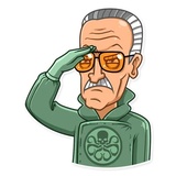 Stan Lee WhatsApp Sticker #18