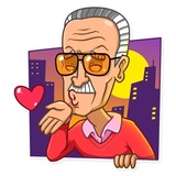 Stan Lee WhatsApp Sticker #2