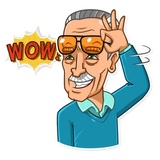 Stan Lee WhatsApp Sticker #21