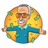Stan Lee WhatsApp Sticker #24