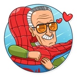 Stan Lee WhatsApp Sticker #28
