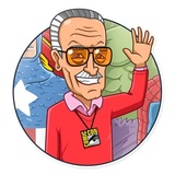 Stan Lee WhatsApp Sticker #5